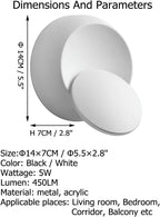 LED Modern Wall Lamp 350° Rotatable Wall Light