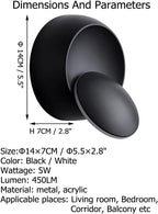 LED Modern Wall Lamp 350° Rotatable Wall Light