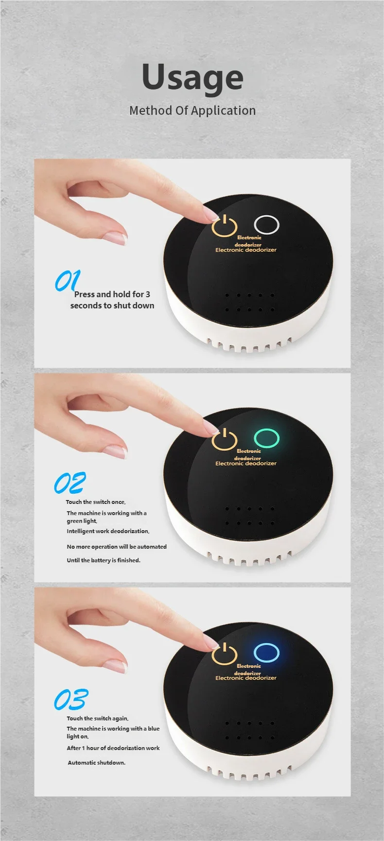 Smart ozone purifier