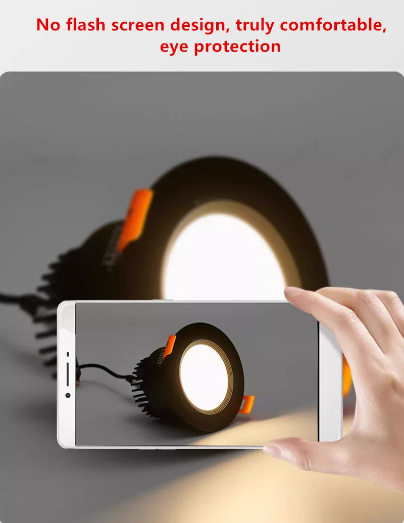 HIGH-PERFORMANCE LED DOWNLIGHT ANGLE ADJUSTABLE ANTI-GLARE AIDREAMS