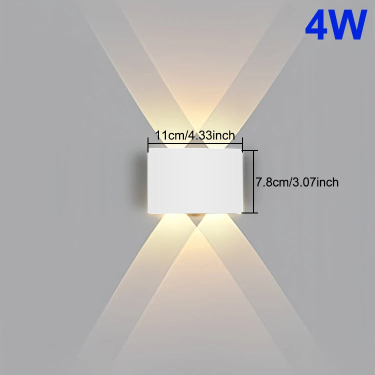 LED WALL LIGHT WATERPROOF IP65 OUTDOOR WALL LAMP AIDREAMS