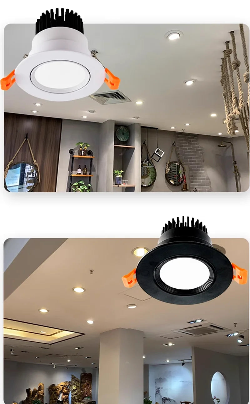 HIGH-PERFORMANCE LED DOWNLIGHT ANGLE ADJUSTABLE ANTI-GLARE AIDREAMS