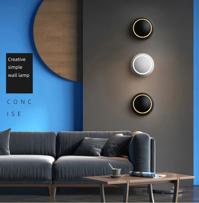 LED Modern Wall Lamp 350° Rotatable Wall Light