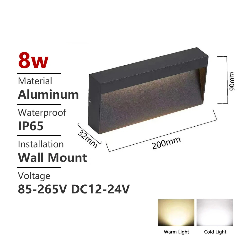 Lampada da parete per esterni