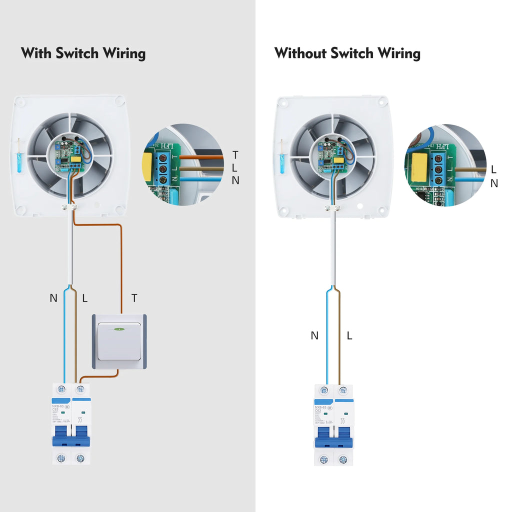 EXHAUST FAN WITH HUMIDITY SENSOR AIDREAMS