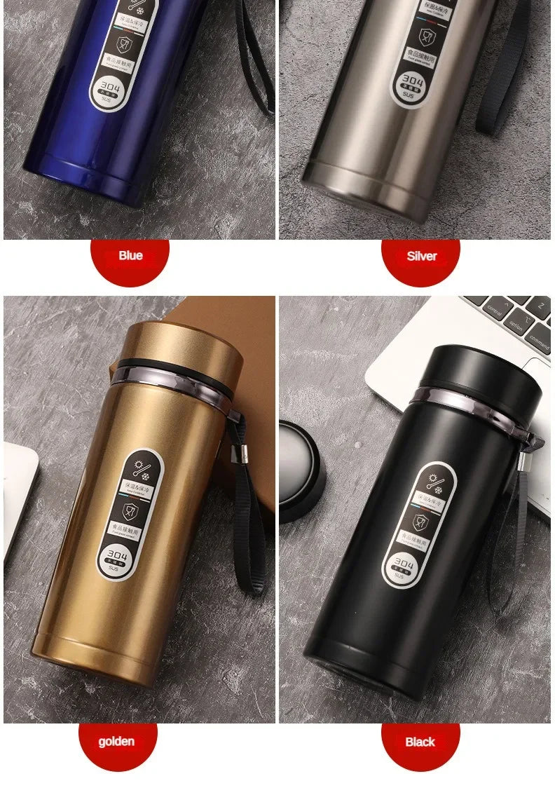Thermos Flask in Stainless Steel with LED Temperature Display SUS304