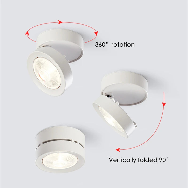DIMMABLE LED DOWNLIGHT SURFACE MOUNTED CEILING LIGHT SPOTLIGHT AIDREAMS