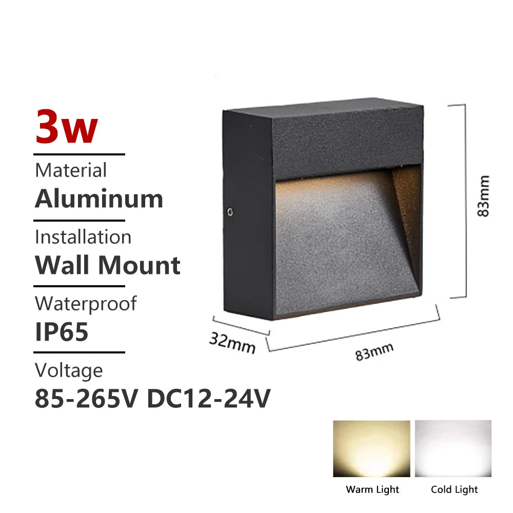 Lampada da parete per esterni