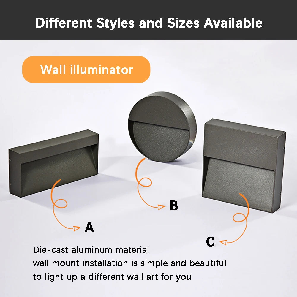 Lampada da parete per esterni