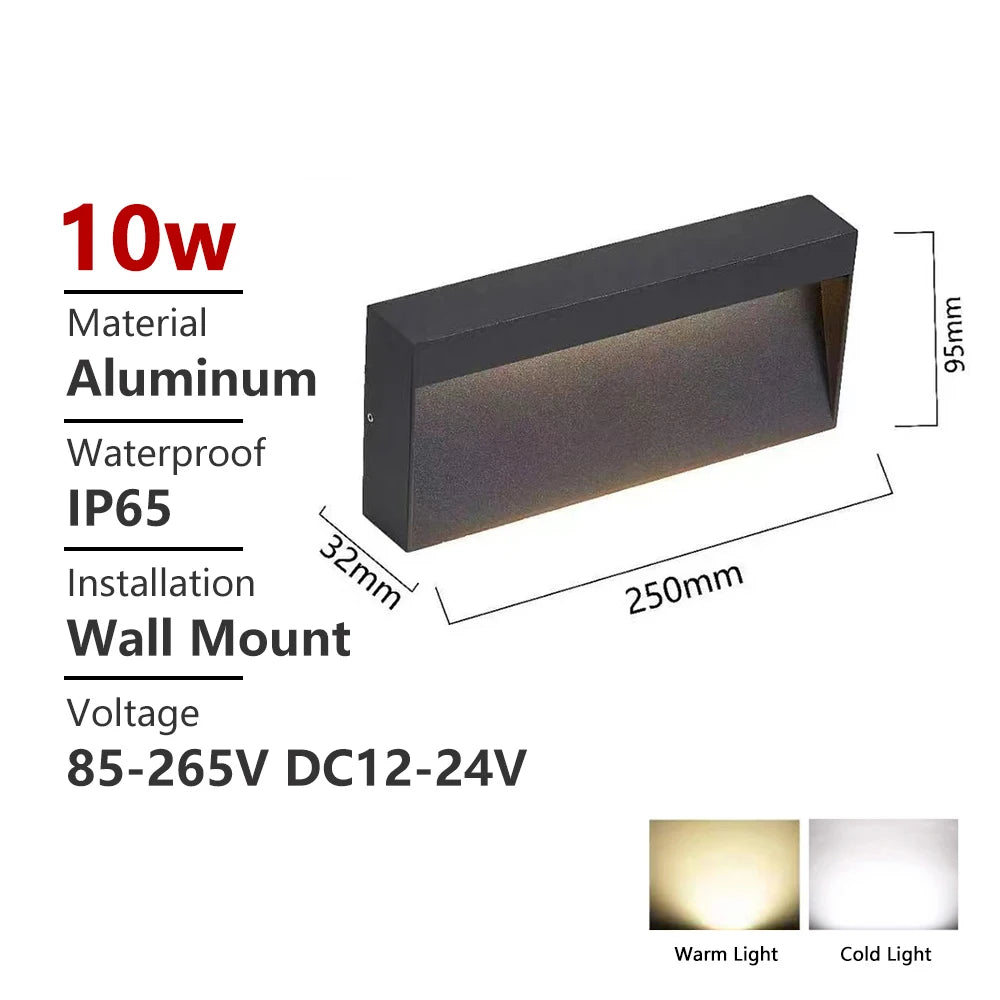 Lampada da parete per esterni