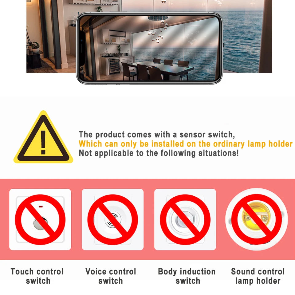 LED BULB LIGHT SENSOR CONTROL DUSK TO DAWN AIDREAMS