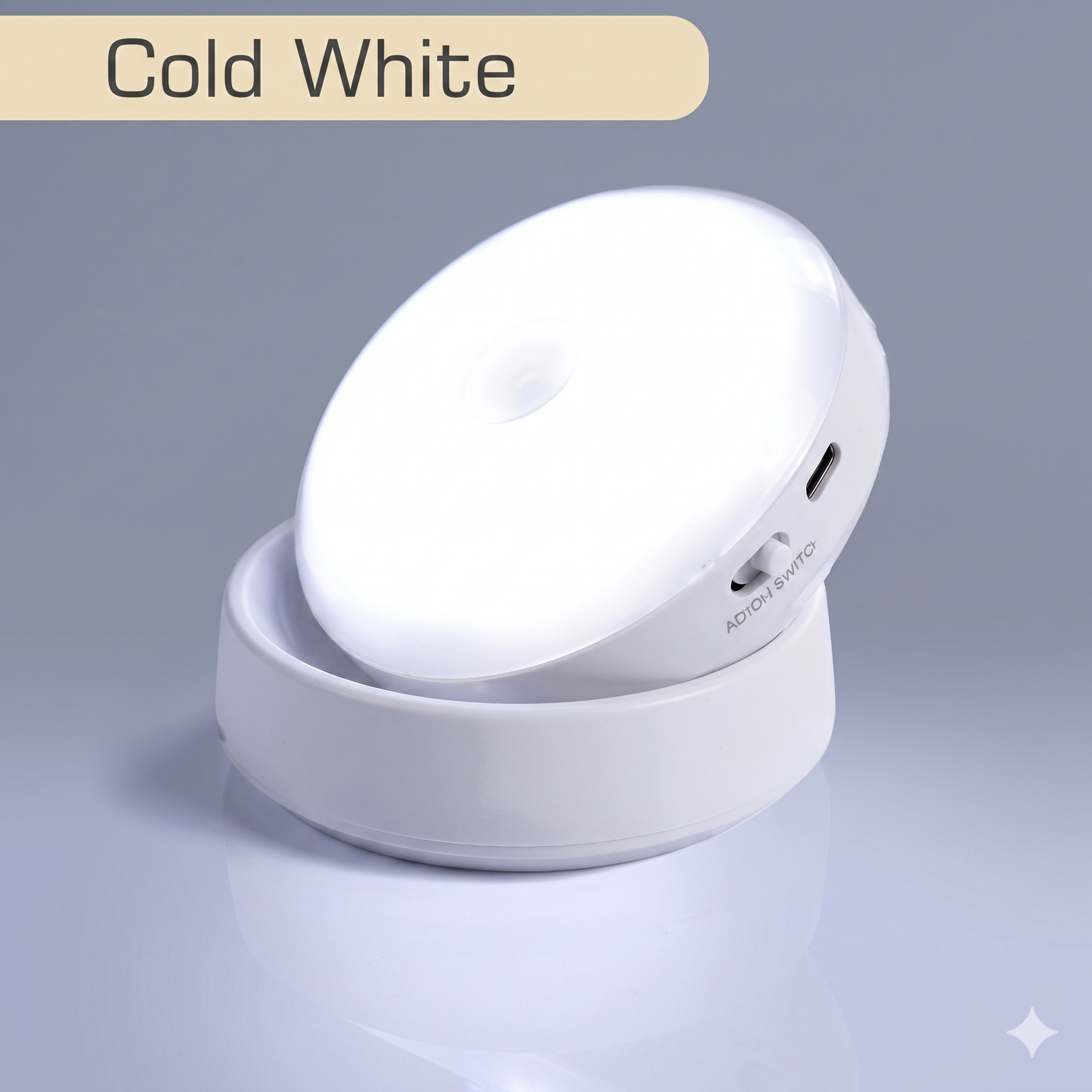 AIDREAMS USB RECHARGEABLE LED NIGHT LIGHT WITH MOTION SENSOR