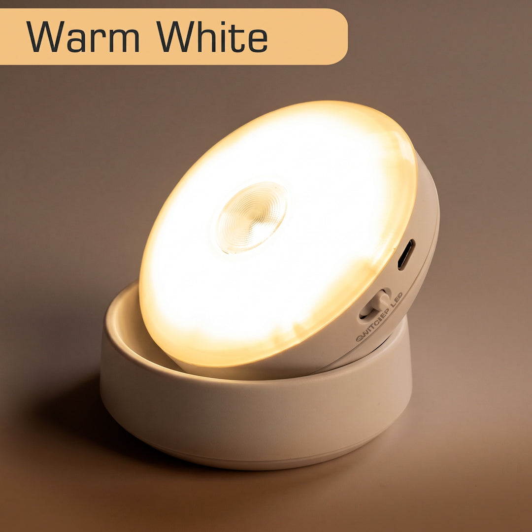 AIDREAMS USB RECHARGEABLE LED NIGHT LIGHT WITH MOTION SENSOR